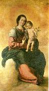 Francisco de Zurbaran virgin of the rosary oil painting
